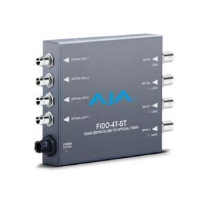 AJA FIDO-4T-ST 4-CHANNEL 3G-SDI TO SINGLE-MODE ST FIBER TRANSMITTER